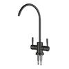 Grifo de cuello de cisne de acero inoxidable 304 de doble salida con entrada de agua de 1/2" para beber directamente