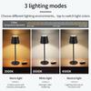 Rechargeable LED Desk Lamp Touch Switch Table Lights 3 Colors Dimmable For Bedroom Living Room Bar Dinner decoration Lighting