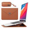Funda para portátil de PU de 15,6 pulgadas para portátil con asa, funda ligera resistente al agua para Lenovo MateBook 14, estilo neutro