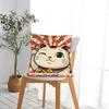 Maneki Neko Lucky Money Cat Pillow Case  Soft Pillow Cover For Living Room Sofa Morden Pillowcases