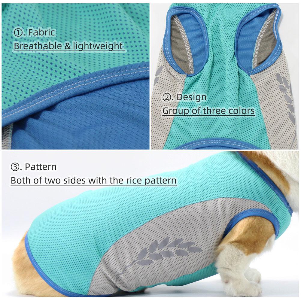 Dog Vest Comfortable Summer Lightweight Cooling Breathable Puppy Vest Decorative Pet Clothes Decorative Dog Clothes