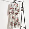 Women's Maxi Dresses Sping Autumn Bohemian Casual Full Sleeve High Waist Beach Woman Chiffon Dresses Floral Vestidoes Long Dress