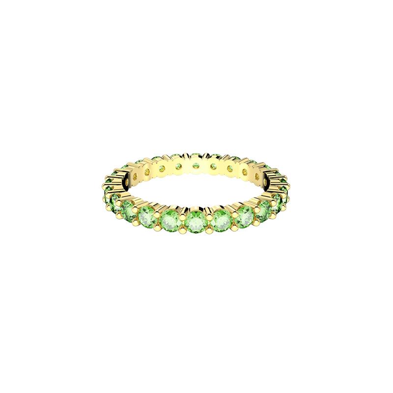 Swarovski Matrix round cut ring women s green 5658659