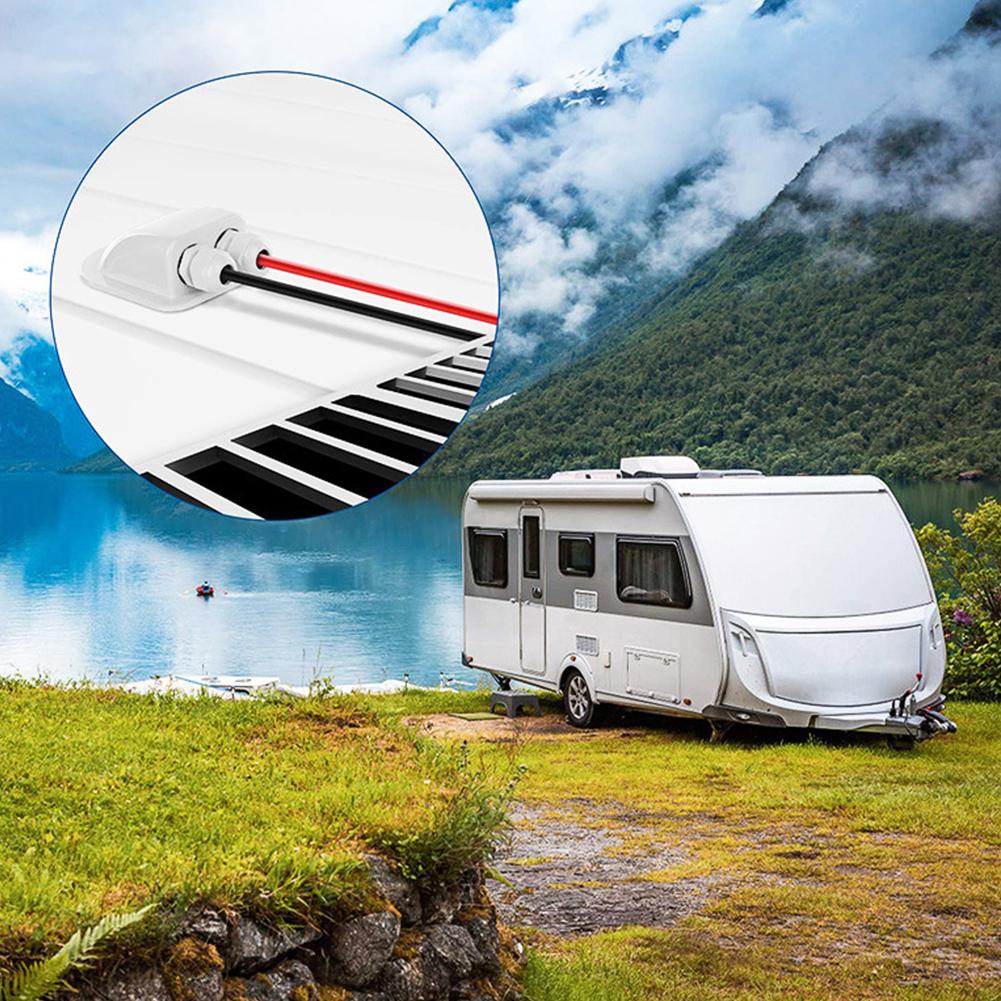 Camper Accessories Caravan Solar Car Junction Box Roof Wire Entry Solar Cable Motorhome Junction Box RV Caravan Accessories