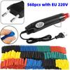 164/328/560/1120Pcs Heat Shrink Tubing Kit Hot Air Gun Heat Gun with Heat Shrink Tube EU US 110V 220V Heat Shrink Tubing Kit 2:1