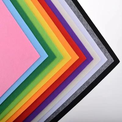 40 Stück weiche Filzstoffblätter in verschiedenen Farben zum Patchwork-Nähen, Basteln, Vliesquadrate, 1 mm dick, handgefertigtes Stoffweben
