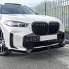 For 2024+ BMW X5 G05 X6 G06 M Sport LCI 30d 40i M60i front bumper lip splitter diffuser spoiler ABS gloss black body kit