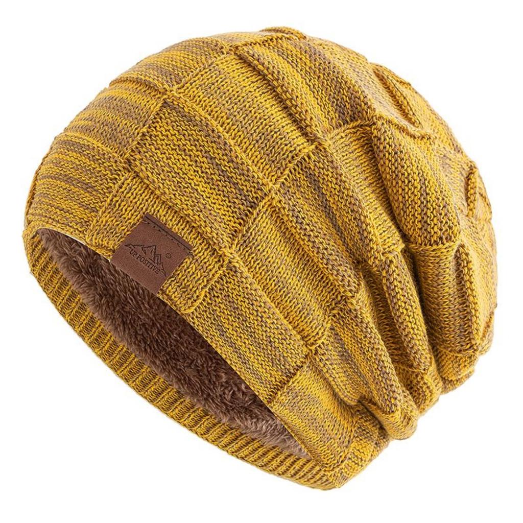 Women's, Velvet, Woolen Hat, Loose Fitting, Knitted Hat, Warm, Pullover Hat