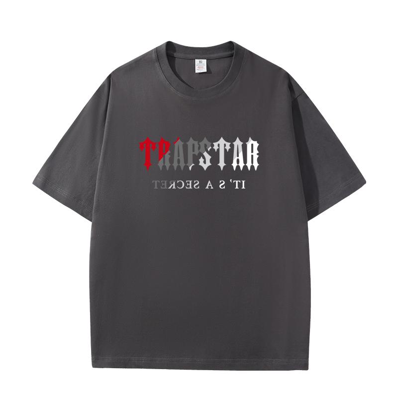 

D06 Trapstar London 2026 Літня Нова Високоякісна Бавовняна Круглий Виріз Вільна Великий Розмір Жіноча Футболка S