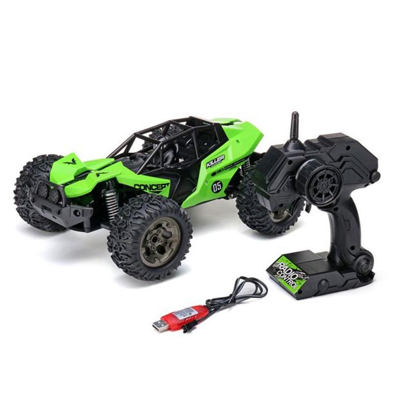 

1:12 Scale 2.4G RC Off-Road Muscle Car, 25km/h High Speed Large Wheel Remote Control Toy for Kids