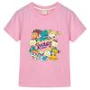 Rugrats 100%Cotton Children's T-Shirt Cartoon Tees Casual Cute Boys Tees Girls Kids Retro O-Neck Short Sleeve Anime T-shirt Fun T-shirt, Summer tops