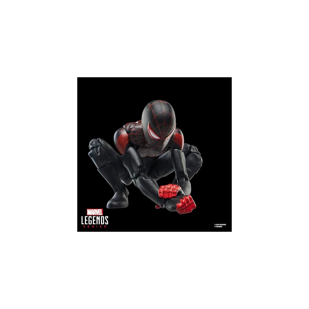 Hasbro Marvel Legends Ultimate Miles Morales Action Figure 15 Cm with Comic Accessories
