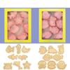 16Pcs Cute Marine Animal Cookie Cutters Set Cartoon Pressable Biscuits Mold