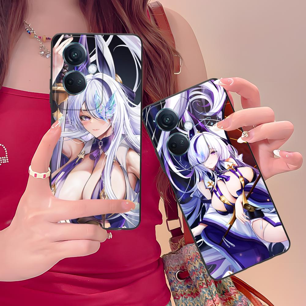 Azur Lane Unzen Matte TPU Mobile Phone Case for OPPO Find X9 X8 X7 X6 X5 X3 X2 Plus s Pro Ultra Lite Colorful Printing Cover