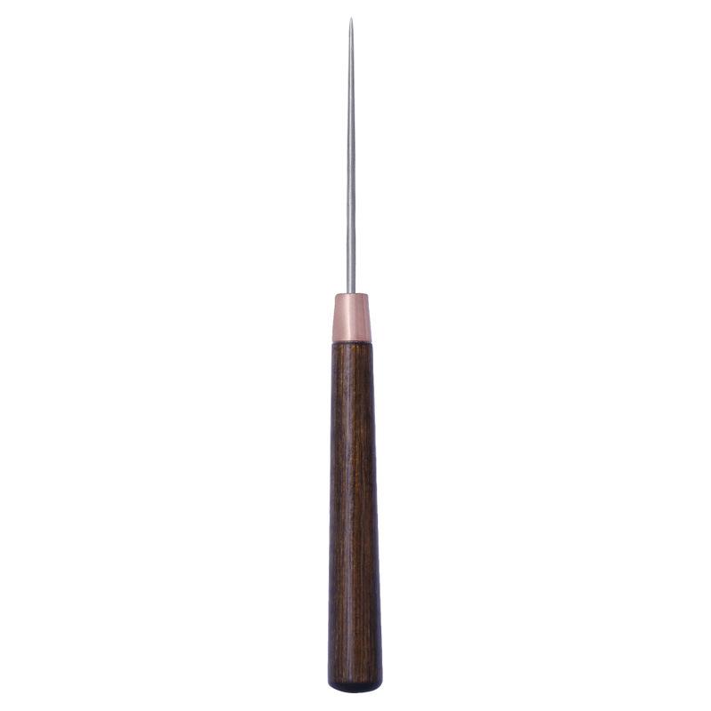 1/2PCS Thin Handle Gourd Wood Shank Cone Straight Tapered Wood Drill Round Solid Tool DIY Leather Craft Needle Tools Kit