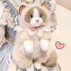 Cute Plush Cat School Bags Stuffed Animals Animals Plush Bag  Baby Bag
