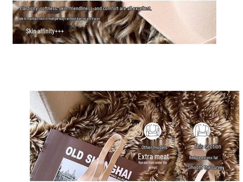 2024 Summer Seamless Lift Bra for Women - Small Chest, Side Support, Sexy Thin Design