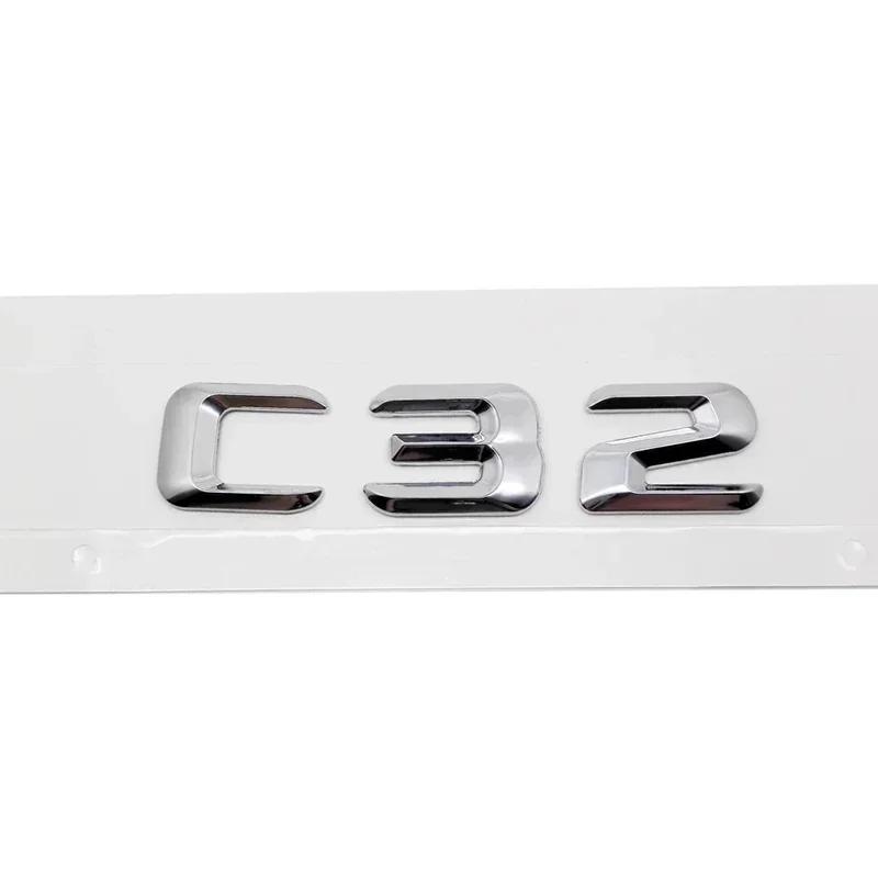 Modified Car Trunk Sticker Letter Badge Decals Decoration for Mercedes Benz C Class C32 C36 C43 C55 C63 C180 C200 C220 C230
