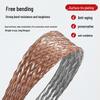 Tinned Copper Braided Strap Grounding Jumper for Cable Tray and Distribution Box Door