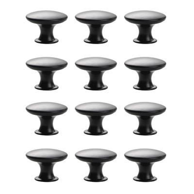 12 Stück Edelstahl Kommodenknöpfe Küchenschrank Türgriffe Kleiderschrank Züge Runde Schubladenknöpfe Möbelbeschläge