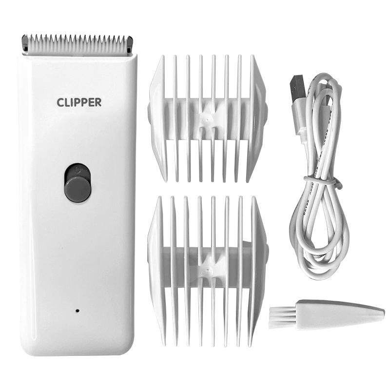 Tondeuse pour chien sans fil Tondeuse pour animaux de compagnie rechargeable à faible bruit Machine de coupe de cheveux de toilettage professionnelle pour chiots et chats Coupe-cheveux électriques blanc