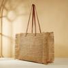 Summer New Tassel Shoulder Straw Bag Women's Large-capacity Woven Bag Seaside Vacation Beach Bag Tote Bag
