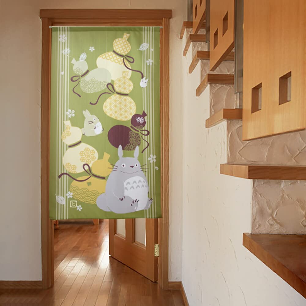 

Noren Kobo Totoro Noren Ghibli Long 85cm Wide x 150cm Lucky Totoro Gourd 11076 Tapestry, Long, Design,