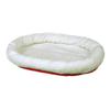 Reversible Cozy Bed - TRIXIE - 47 × 38 Cm - White and Red - For Cats