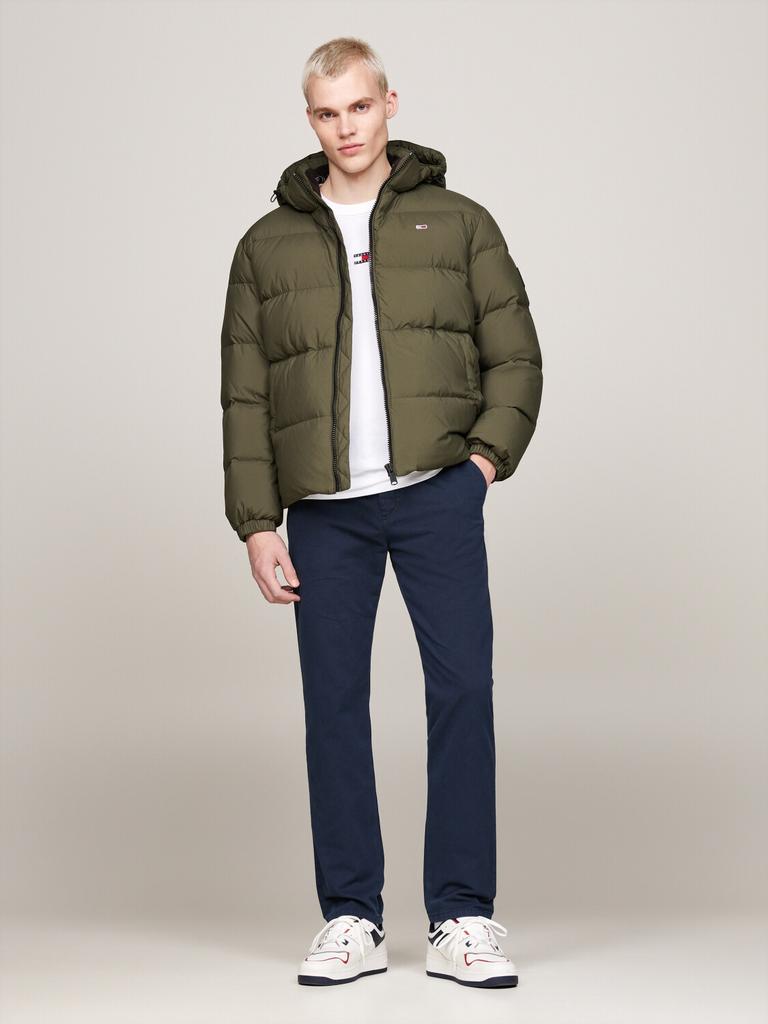 Куртка зимняя Tommy Hilfiger Water Repellent Down Jacket (DM0DM19786) устало-зеленая
