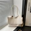Womens Oversized Shoulder Bag With Stitching Detail For Street Style Fashion