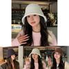Fisherman Solid Color Cap For Women Autumn Winter Knit Warm Sunshade Unisex Travel Accessory
