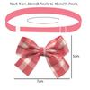 50/100pcs Plaid Dog ties For Mini Small Dog Bowties Adjustable Dogs Pets Cat Bow Tie For Small Dogs Fashion Dog Supplies