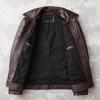 Casual Echtes Rindsleder Echtes Leder Jacke Männer Schlanke Herren Kleidung Frühling Herbst Herren Kuh Kleidung