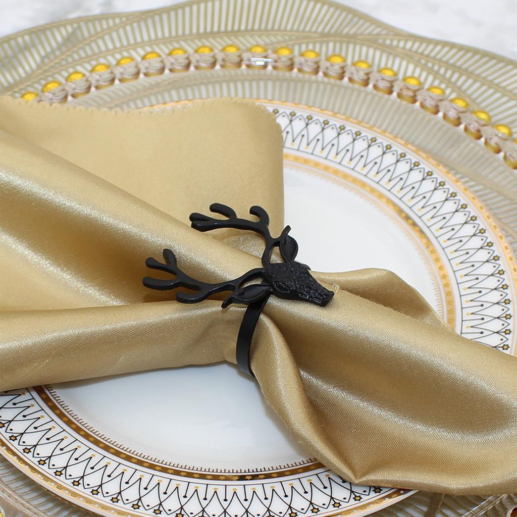 Christmas Napkin Rings Wedding Party Dinner Anniversary Napkin Buckles For Home Decoration