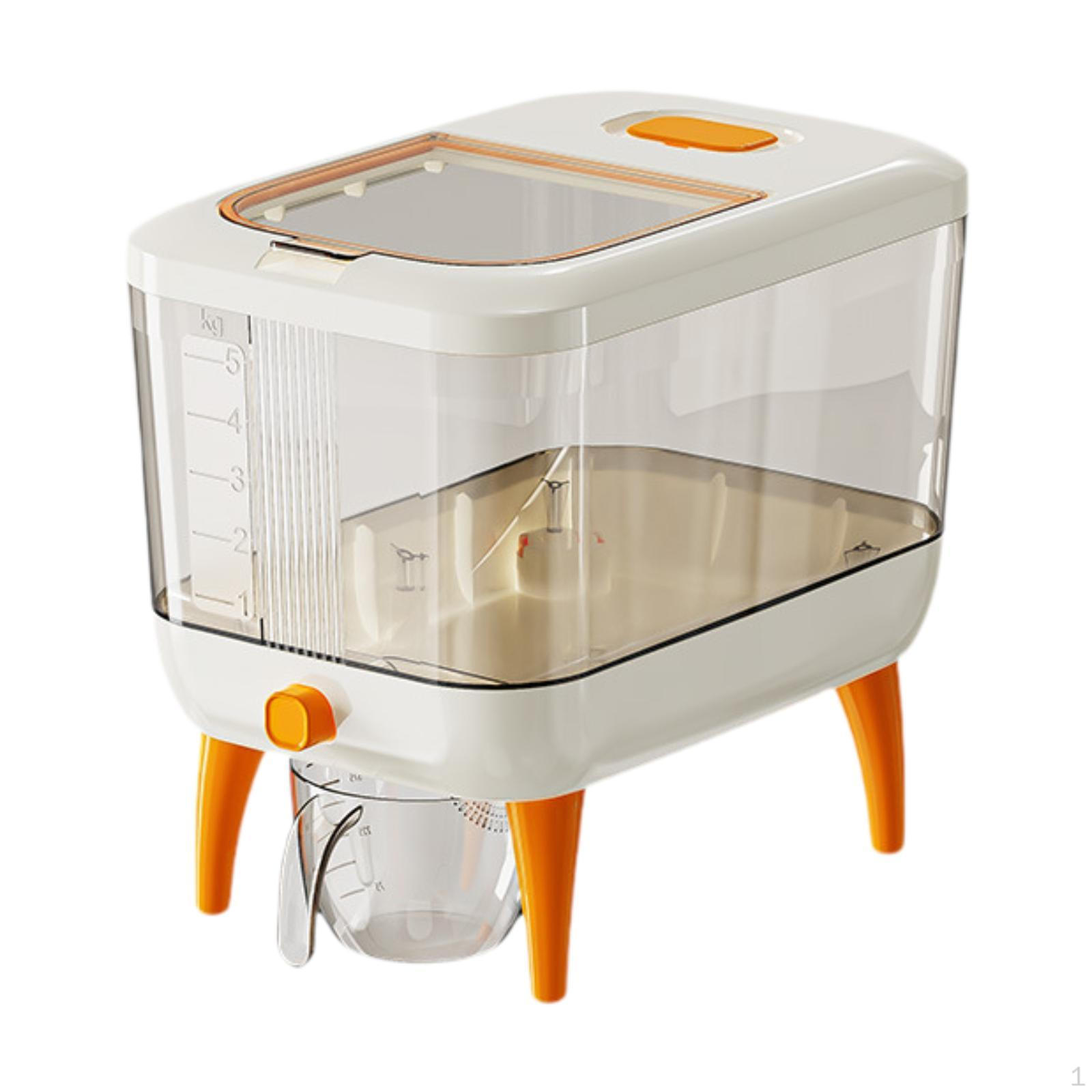 

Диспенсер для хлопьев с чашкой и герметичным затвором для хранения риса S