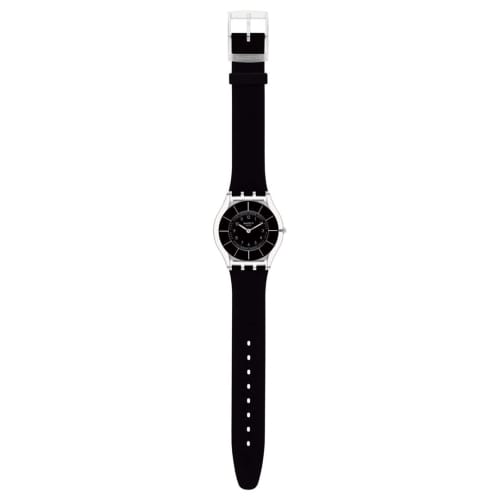 Swatch Black Classinless Again Core SS08K103 Transparent Watch
