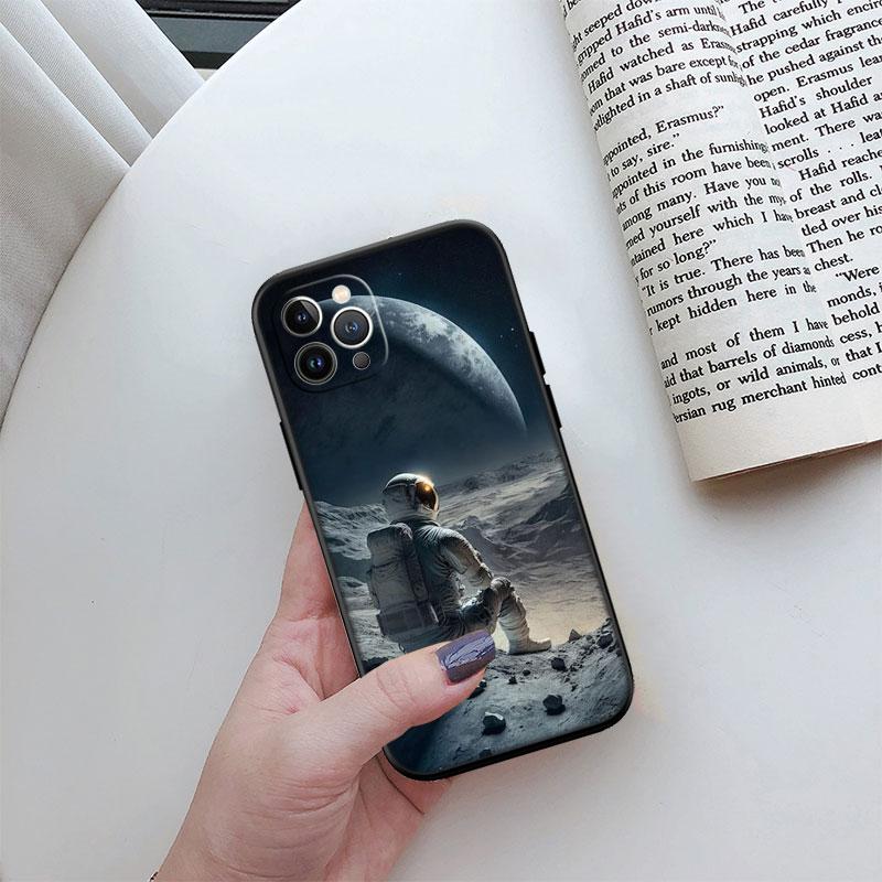 Astronaut Space Alien UFO New High-End Cover Phone Case for iPhone SE XS XR 17 16E 12 11 Pro Max Mini Air