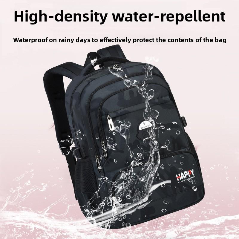 Kids School Backpack With Waterproof Nylon For Boys Girls