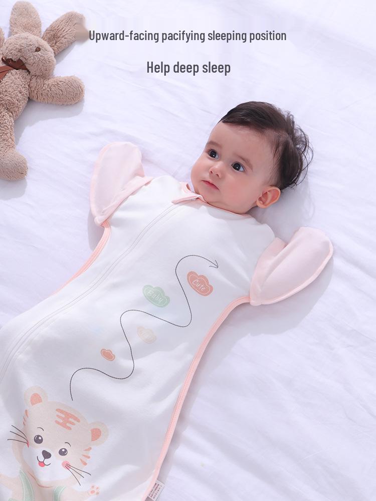 Grade A Pure Cotton Anti-Startle Swaddle Sack for Newborns by Anyang