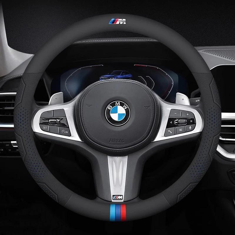 Car Steering Wheel Covers For BMW M E39 E46 E60 E70 E72 E80 E82 E90 E92 G01 G05 G10 G20 G30 F01 F05 F10 F15 F20 F25 F33 M3 M4 M5