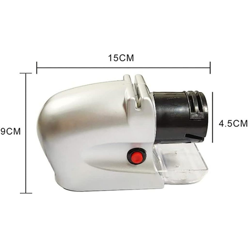 Affilacoltelli da Cucina, Affilacoltelli Elettrico, Può Regolare l'Angolo delle Fessure di Affilatura per Forbici, Base Antiscivolo, Per Ogni Coltello da Chef