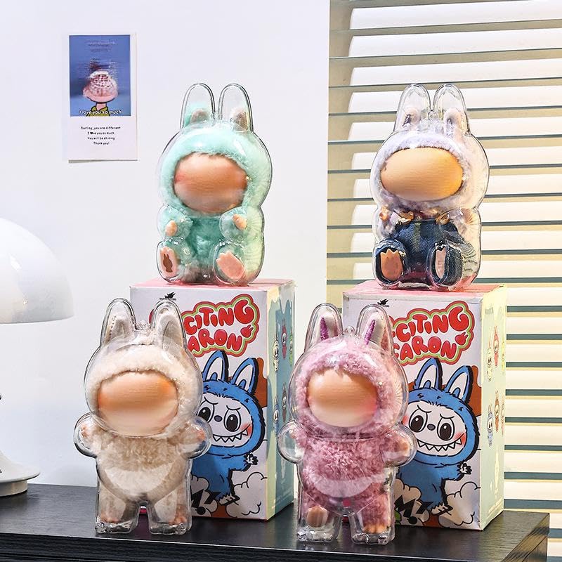 Clear TPU Doll Case, Fits 17cm Dolls, Slim, Lightweight, Dirt-Resistant, Dust-Resistant, Portable, Loss-Preventing, Drop-Preventing, Full-Body