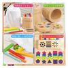Montessori Wooden Building Blocks for 2-Year-Olds: A Perfect Gift for Boys and Girls, Promoting Fine Motor Skills, Color Sorting, and Shape Matching.