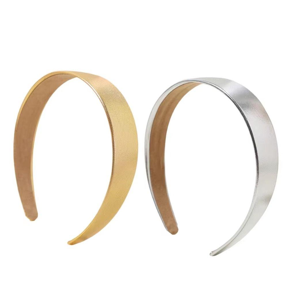3CM Width Leather Headband Glossy Women Hair Accessory Minimalist Simple Headwear  Face Washing