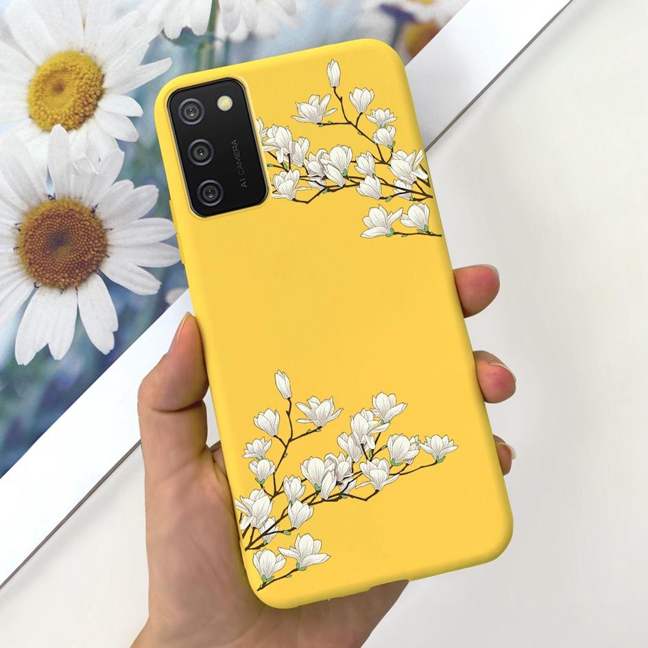 For Samsung A03s A02s Case New Fashion Flower Butterfly Shockproof Bumper For Samsung Galaxy A03s SM-A037F A 02s SM-A025F Covers