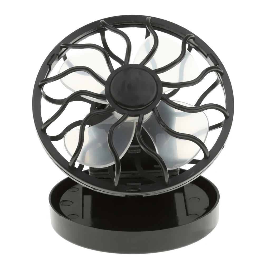 Clip On Cap Fan Solar Powered Fan Cooling Fan Hands Free Personal Fan Portable Fan for Outdoor Camping Sports Travel Hiking Neck