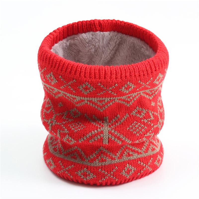 Neue Koreanische Mode Halstuch Männer Frauen Winter Gestrickt Fleecefutter Verdickung Warm Nackenring Schal Eleganz Halstücher Gesichtsmaske