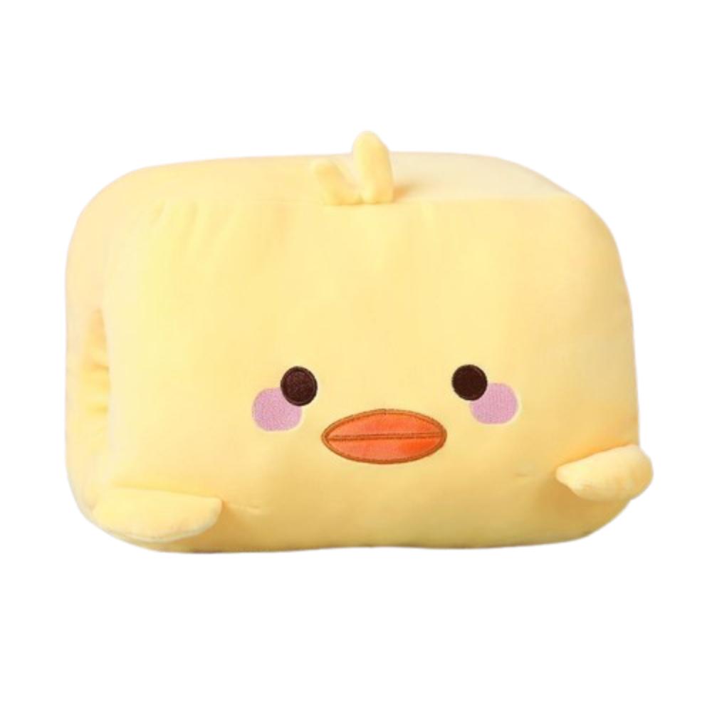 

Plush Toy Hand Warmer Plush Pillow Keep Warm Pillow Stuffed Toy Creative Office Nap Pillow Winter Yellow duck