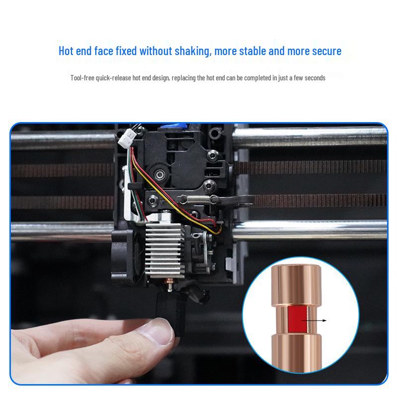 Anycubic Kobra S1 3D Printer Upgrade: Hardened Steel/Ceramic Nozzle & Bamboo Extruder Combo