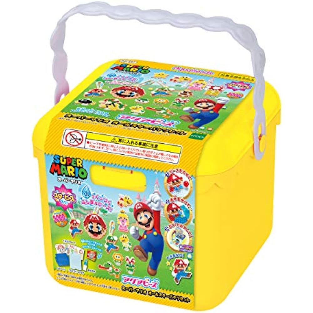 Aquabeads Character Bead Set [Super Mario All Star Bucket Set] AQ-S87 ST Mark Certified Toys for ...